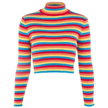 Rainbow womens clearance jumper