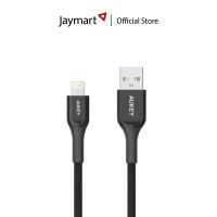 AUKEY MFI USB A To Lightning Kevlar Cable 1.2 M CB-AKL1 Black (รับประกันศูนย์ 2 ปี) By Jaymart