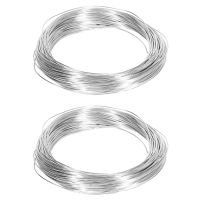 2 Roll of Aluminum Craft Wire Silver for Jewellery Craft, Modelling Making Armatures and Sculpture 2mm x 55M