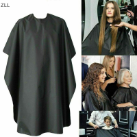 ZLL ตัดผมผู้ใหญ่เคปชุดผม Salon COVER Grooming ผ้ากันเปื้อน unisex สีดำเสื้อคลุม