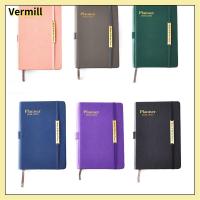 VERMILL A5 หนังสือกำหนดเวลา สิ่งที่ต้องทำ สมุดปฏิทิน สมุดวางแผนไดอารี่ 2024 แจ้งเตือนการวางแผน สมุดวาระการประชุม