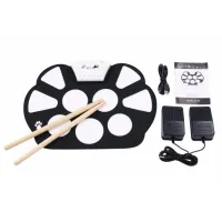 กลองไฟฟ้า กลอง พกพา ม้วนเก็บได้ เสียงดี Portable Electronic drum Drums drumpad USB Racks