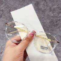 Fashion Glasses Large Frame Anti blue light filter glasses cermin mata anti silau Spectacles Frame Metal Clear Computer Radiation Reading Glasses Eyeglasses spek mata perempuan