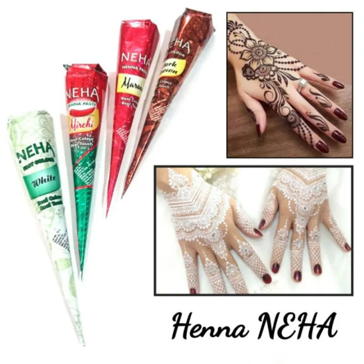 NEHA HENNA PASTE / HENNA HALAL / NEHA SERIES 7 WARNA / HENNA CANTIK