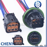 【hot】☊♟  6 Pin waterproof plug wiring Car headlight connector Lamp Plug for Elantra IX35 K3 K series