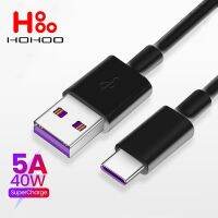 USB Type-C 2M 5A Fast Charging Cable For Redmi Note 11t Pro K50 K30 K60 5G USB Data Sync Cable For mi Poco F3 X3 Pro11 Pro Cable