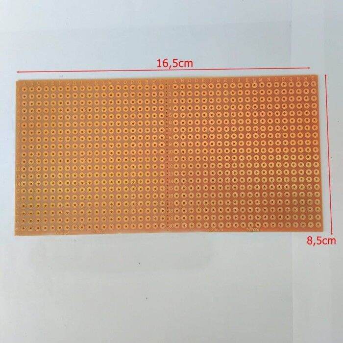 PCB bolong lubang standard ukuran 8.3x16.6 cm | Lazada Indonesia