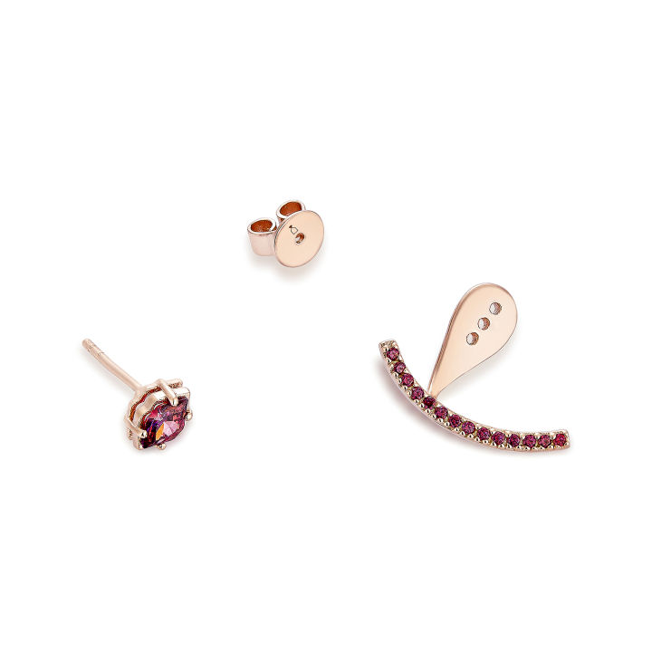 haus-of-jewelry-blissful-smile-earrings-ต่างหูเงินแท้-ประดับด้วยคริสตัลสวารอฟสกี้-swarovski