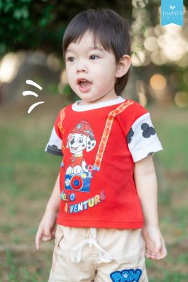 PAW PATROL : PTNYT1001  เสื้อแขนสั้นเด็กลิขสิทธิ์แท้