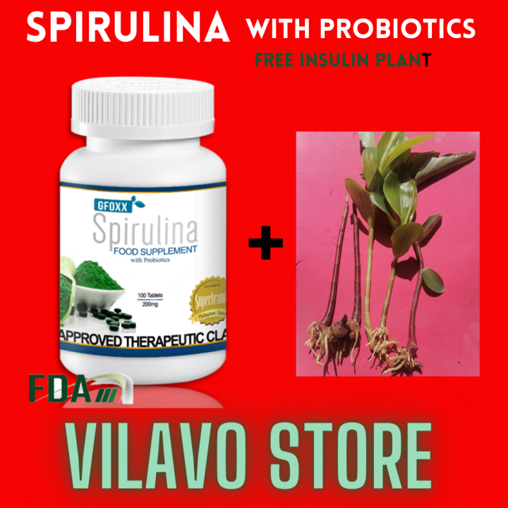 (Vilavo) GFOXX SPIRULINA WITH PROBIOTICS FOOD SUPPLEMENTS (FDA and