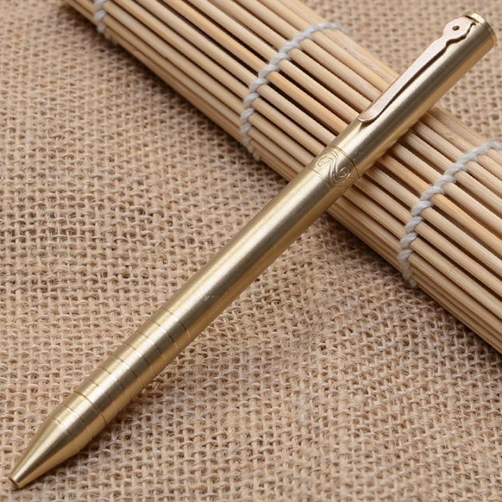 r-ปากกาทองเหลืองเจลปากกาทองแดง-inkless-ปากกาทองแดงทนทานของขวัญปากกา-handmade-ปากกาของขวัญสะสม-fountain-ปากกา