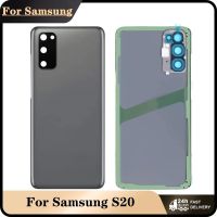 For Samsung Galaxy S20 G980 G980F Battery Back Cover Rear Glass Door Housing With Camera Lens For SAMSUNG S20