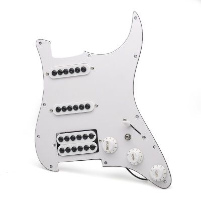 SSH-Coil Splitting Electric Guitar ST Style Loaded Pickguard with On/On Coil Spliting Switch Loaded Prewired Scratchplate