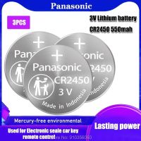 KCR2450ลิเธียม3V CR2450พานาโซนิค LM2450 5029LC 3ชิ้นสำหรับนาฬิกาของเล่นไฟฟ้ารีโมท