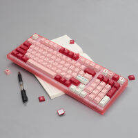 GMK ปุ่มกดสีชมพูสีฟ้า PBT ระเหิดความร้อนชุดเต็มของแป้นพิมพ์กลเดิม