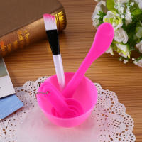 4 in 1 Face Mask Mixing Bowl Set DIY Facial Mask Bowl Mask Brush Stick Measure Spoon Face Mask Mixing Tool Kit