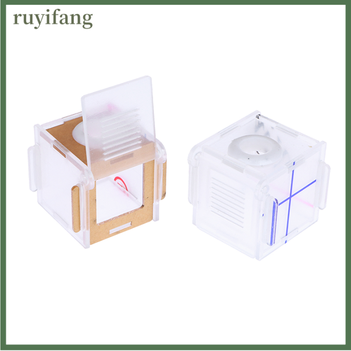 ruyifang-acrylic-high-transparent-ant-activity-area-test-tube-connection-nest-diy-ant-farm-feeding-box-15-18mm-caliber-test-tube-nest