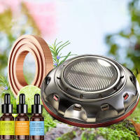 พลังงานแสงอาทิตย์รถ Air Freshener น้ำหอมหมุนอัตโนมัติรถ Aroma Diffuser สำหรับเครื่องประดับตกแต่งรถยนต์อโรมาอุปกรณ์ตกแต่งภายใน-Zitao