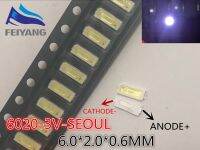 【☑Fast Delivery☑】 Vzhengsha 100ชิ้น/ล็อตโซล Led แบบ Smd 6020 5620 3V 0.5W 160ma 54lm เย็นสีขาวสำหรับไฟด้านหลังทีวี