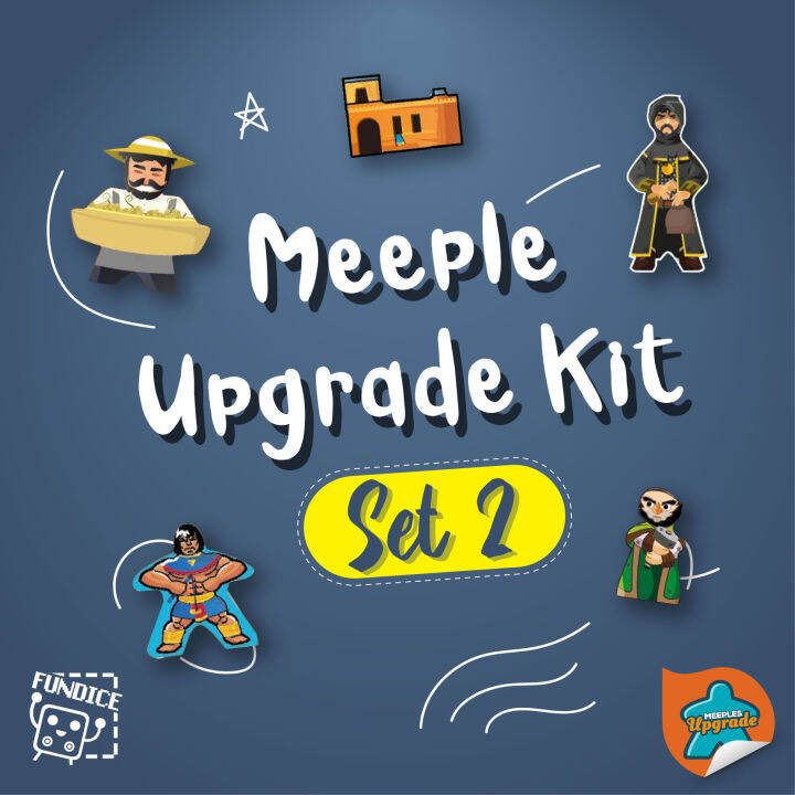 Fun Dice Sticker Meeple Upgrade Set 2 Board Game Lazada.co.th