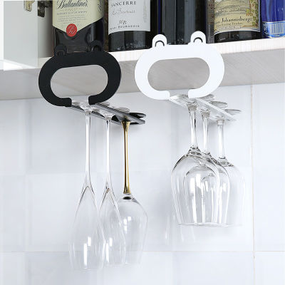 1Pcs New Kichen Organizer Iron Wine Rack Glass Holder Hanging Bar Hanger Shelf Wine Glass Rack Stand Stemware Organizer Rack