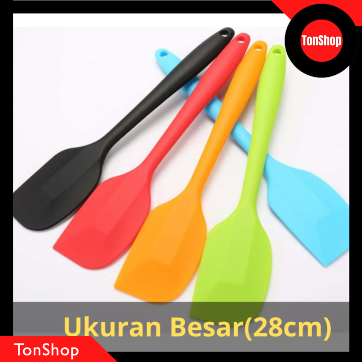 Spatula Silicon Tahan panas Ukuran Besar / Spatula Masak / Spatula