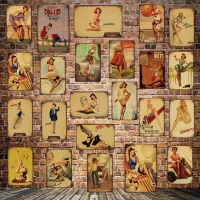 [ Mike86 ] Second world war PIN UP America Russia Sexy Metal Sign Bar Vintage Mural Painting Poster Art 20x30 CM LT-1751