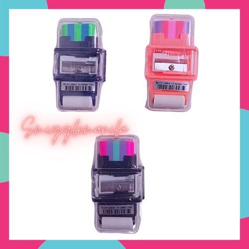 Smiggle - Sharp Again Roll Eraser and Sharpener - Dinossi - Same