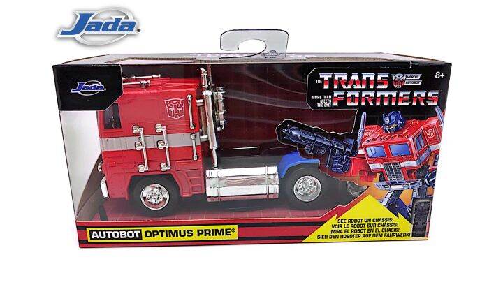 JADA 1:32 TRANSFORMERS SERIES METAL DIE CAST G1 OPTIMUS PRIME AUTOBOT ...