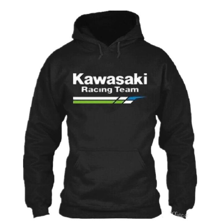 men-men-kawasaki-race-รถจักรยานยนต์เสื้อผ้าอัศวินเสื้อสวมหัวเสื้อ-hoodie-black