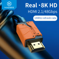 Hagibis HDMI 2.1 2.0สาย48Gbps ความเร็วสูง8K/60Hz 4K/120Hz 144Hz สายดิจิตอล2.0สำหรับ HDTV แล็ปท็อป PS3 PS4 PS5 XBox Projector NS Monitor คอมพิวเตอร์ HDMI To HDMI เชื่อมต่อสายแสดงผลวิดีโอ0.5M 1M 2M 3M 5M