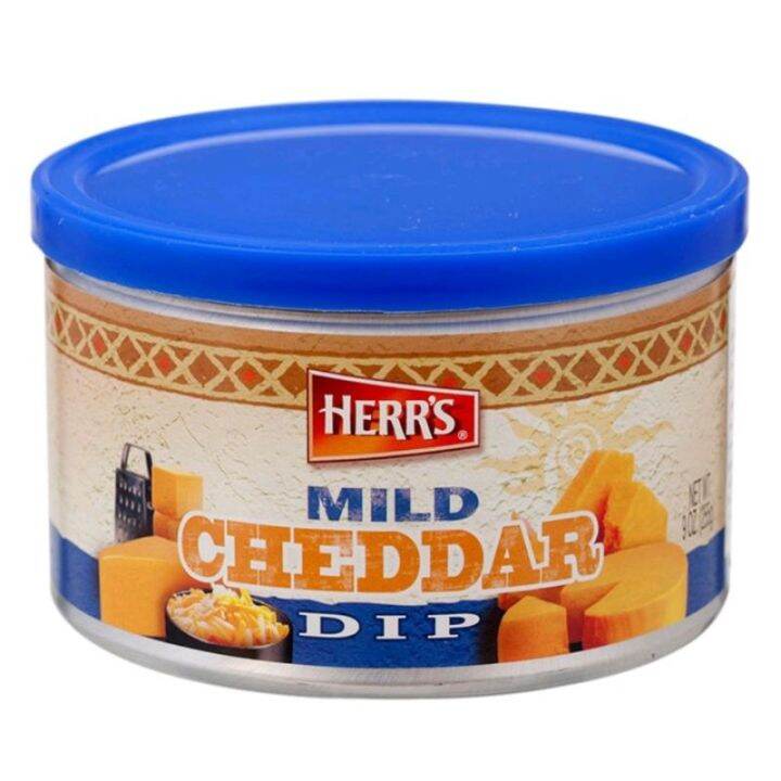 [สินค้าแนะนำ] ชีสดิป Herr's Mild Cheddar Cheese Dip 255g. RT1.3567🔥HOT