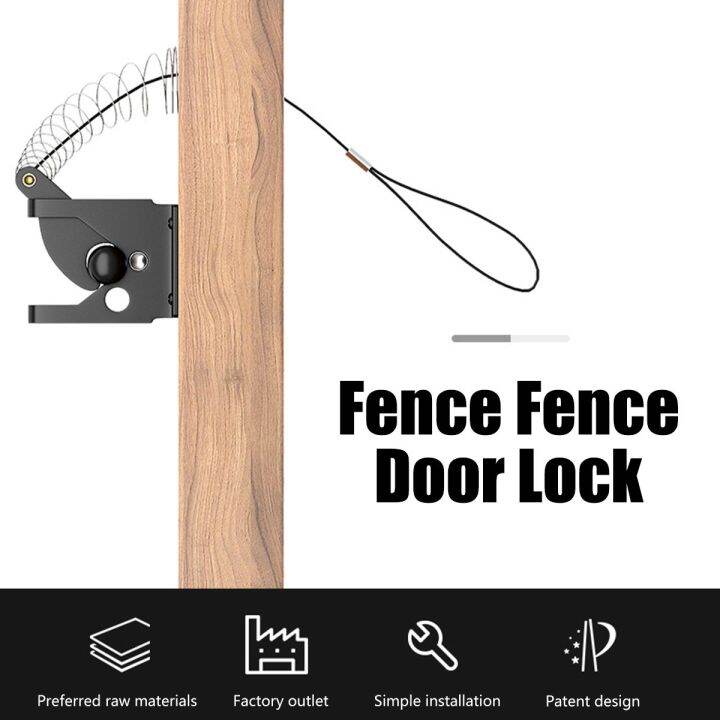 lz-heavy-duty-automatic-gravity-lever-locking-fence-gate-latch-self-locking-gate-latch-carbon-steel-post-mounted-fence-gate-latch