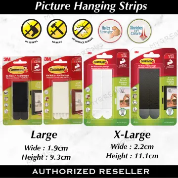 MAJU 3M Command 17217 Extra X Large Picture Hanging Strip Photo