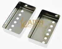 KAISH 2x Chrome Metal 52mm LP Humbucker Cover Guitar Pickup Covers fits LP