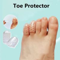 10Pcs Silicone Toe Protector Anti-Friction Breathable Toe Caps Prevents Blisters Cover Protectors Foot Care Toe Separators Shoes Accessories