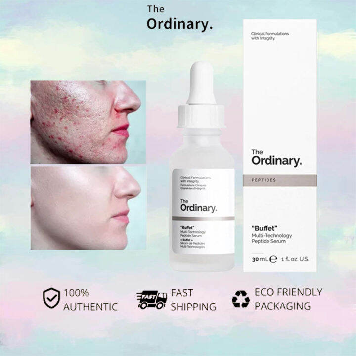 【authenticity】the Ordinary Buffet Multi Technology Peptide Serum 30ml Effective Anti Aging