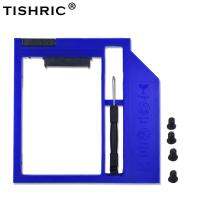 TISHRIC Blue Plastic Optibay 2nd HDD Caddy Box 9.5mm SATA 3.0 for 9/9.5mm 2.5