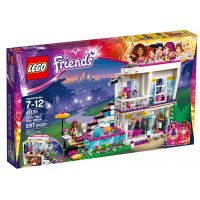 Lego block 41135 girl 6-12 years old family big villa good friend Heart Lake City big singer Li Weis home