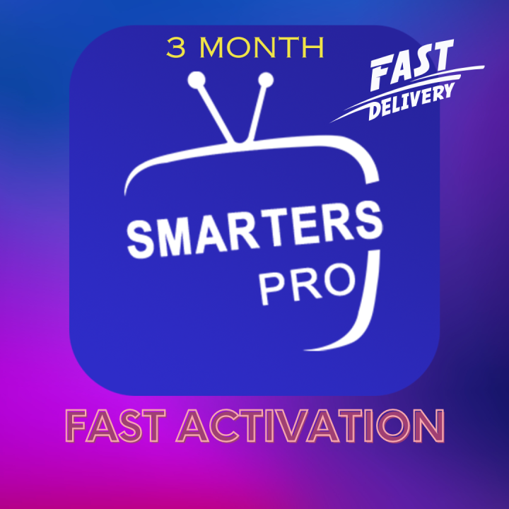 Smarters Pro Iptv Smarter Pro 3 Month Digital Gift Card / Voucher Code / Software for Android