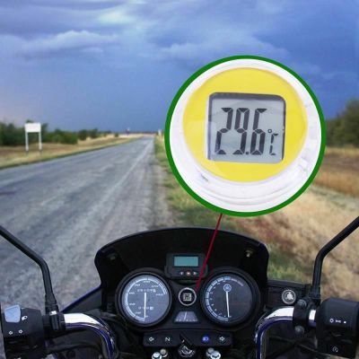 เครื่องวัดอุณหภูมิรถจักรยานยนต์ขนาดเล็กอุปกรณ์เสริม A6277เครื่องวัดอุณหภูมิดิจิตอลเครื่องมือสำหรับมอเตอร์ไซค์ประเภทแผ่นกันน้ำ