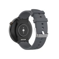 สำหรับ Huami Amazfit 2/A1807สายนาฬิกาข้อมือซิลิโคนหัวเข็มขัดเหล็ก (สีเทา) (ขายเอง)