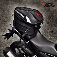 ☁◕❆ Motorcycle Bag Waterproof Motorcycle Saddle Bag Motorcycle Backpack Reflective Multi-functional Tail Bag Luggage High-capacity