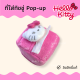 พร้อมส่ง - ที่ใส่ทิชชู่ ลายคิตตี้ hello kitty กล่องใส่ทิชชู่ ในรถ เเถมทิชชู่ 1 ห่อ ลิขสิทธิ์เเท้