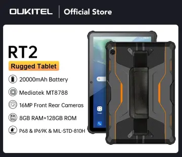 10 inch Android Tablet,OUKITEL RT2 20000mAh Rugged Tablet Android 12  8GB+128GB Tablet IP68,IP69K Waterproof Tablet 4G LTE Dual SIM+5G WiFi Smart