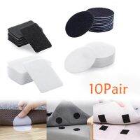 10 Pair Strong Self Adhesive Nylon Tape for Bed Sheet Sofa Cushion Carpet Anti-Slip Mat Adhesives Tape