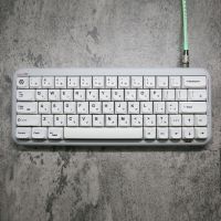 Minimalist white keycaps XDA profile Dye-Sublimation PBT keycap 135keys