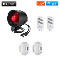 KERUI Home Security Alarm System Tuya APP Control Wireless 110dB Live Siren Anti Theft Protection Home/office/store