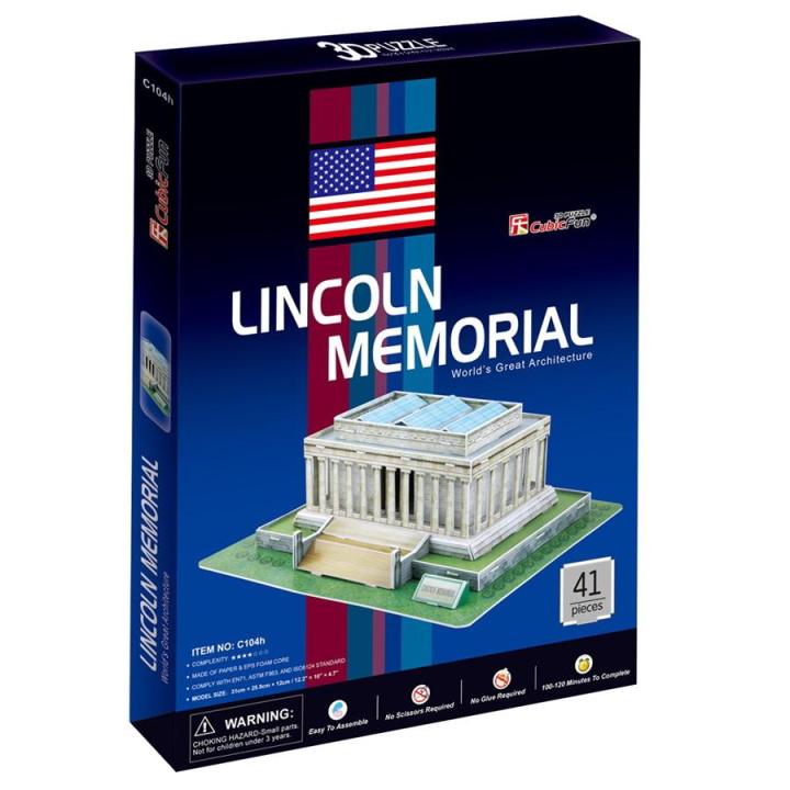 3d-puzzle-อนุสรณ์สถานลินคอล์น-ประเทศสหรัฐอเมริกา