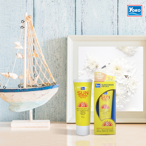 YOKO SUNSCREEN FOR FACE SPF50 PA++ 30g. โยโกะ ครีมกันแดดสำหรับผิวหน้า